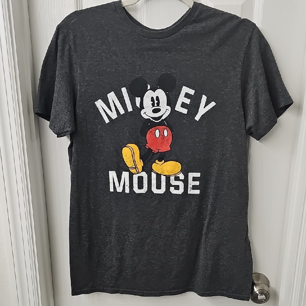 Disney Mickey Mouse Gray Short Sleeve Tee